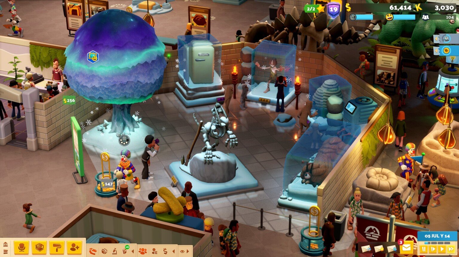 Cold exhibits in "Two Point Museum."