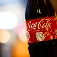 Christmas Coca-Cola bottle