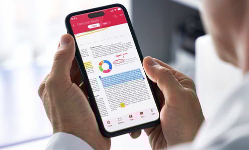 SwiftScan app on phone screen
