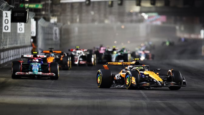 Lando Norris of Great Britain driving
