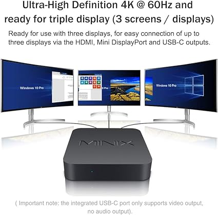 MINIX NEO J50C-4 Max ultra high definition 4k 60hz and ready for triple display
